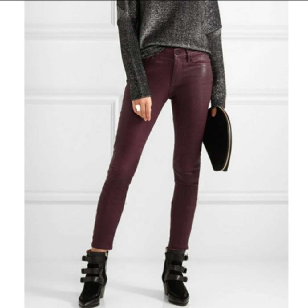 Frame Denim Le Skinny de Jeanne Leather Pants